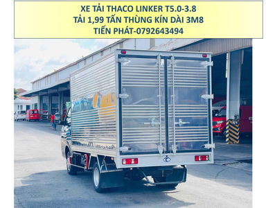 Xe Tải 2,5 Tấn Thùng Kín 3m8 Thaco Linker T5.0-3.8 Mới Nhất