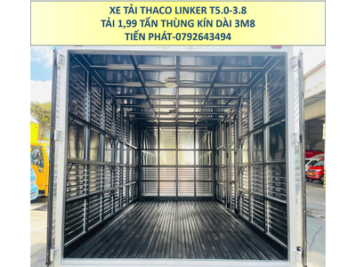 Xe Tải 2,5 Tấn Thùng Kín 3m8 Thaco Linker T5.0-3.8 Mới Nhất