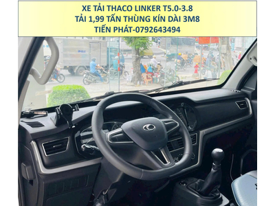Xe Tải 2,5 Tấn Thùng Kín 3m8 Thaco Linker T5.0-3.8 Mới Nhất