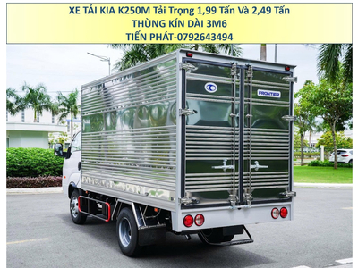 Xe Tải 1,9 Tấn 2,4 Tấn KIA K250M Thùng Kín 3m6 Euro 5 Mới Nhất