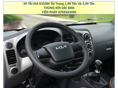 Xe Tải 1,9 Tấn 2,4 Tấn KIA K250M Thùng Kín 3m6 Euro 5 Mới Nhất