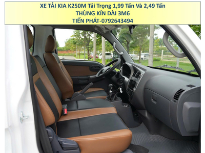 Xe Tải 1,9 Tấn 2,4 Tấn KIA K250M Thùng Kín 3m6 Euro 5 Mới Nhất