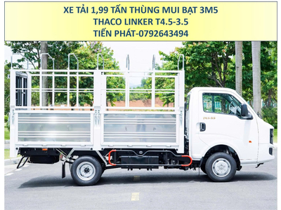 Xe Tải 2 Tấn Thùng Mui Bạt 5 Bửng 3m5 Thaco Linker T4.5-3.5 Giá Siêu Tốt