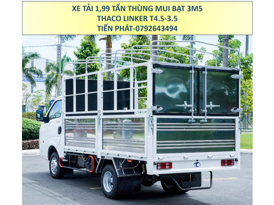 Xe Tải 2 Tấn Thùng Mui Bạt 5 Bửng 3m5 Thaco Linker T4.5-3.5 Giá Siêu Tốt