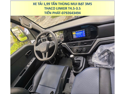 Xe Tải 2 Tấn Thùng Mui Bạt 5 Bửng 3m5 Thaco Linker T4.5-3.5 Giá Siêu Tốt