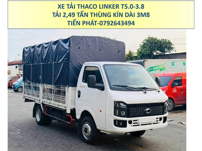 Xe Tải 2,5 Tấn Thùng Mui Bạt 3m8 Thaco Linker T5.0-3.8 Mới Nhất