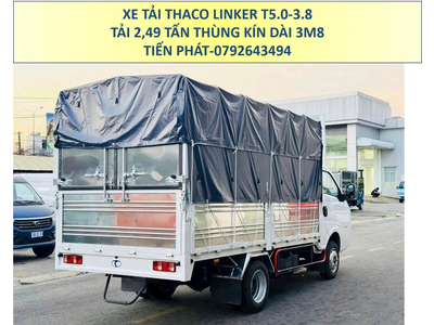 Xe Tải 2,5 Tấn Thùng Mui Bạt 3m8 Thaco Linker T5.0-3.8 Mới Nhất