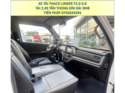 Xe Tải 2,5 Tấn Thùng Mui Bạt 3m8 Thaco Linker T5.0-3.8 Mới Nhất