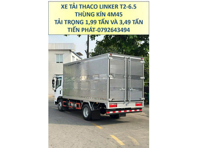 Xe Tải 2 Tấn và 3,5 Tấn Thaco LINKER T2-6.5 Thùng Dài 4m5
