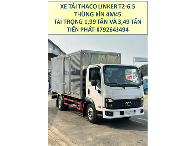 Xe Tải 2 Tấn và 3,5 Tấn Thaco LINKER T2-6.5 Thùng Dài 4m5