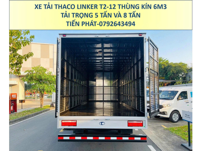 Xe Tải 5 Tấn Và 8 Tấn Thùng Kín 6m3 Thaco Linker T2-12 Mới Nhất