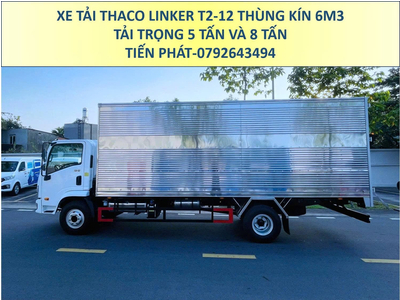 Xe Tải 5 Tấn Và 8 Tấn Thùng Kín 6m3 Thaco Linker T2-12 Mới Nhất