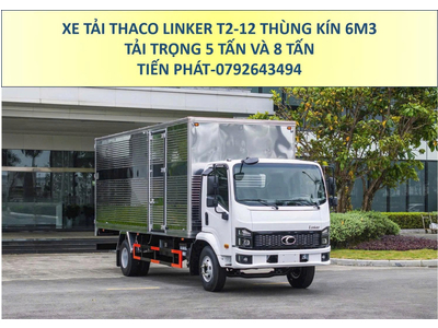 Xe Tải 5 Tấn Và 8 Tấn Thùng Kín 6m3 Thaco Linker T2-12 Mới Nhất
