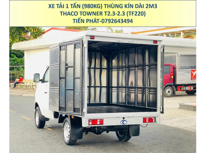 Xe tải 1 Tấn Thùng Kín Thaco Towner T2.3-2.3 (TF220) Mới Nhất