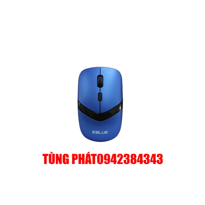 Chuột không dây E-BLUE Wireless EMS818BL - Xanh