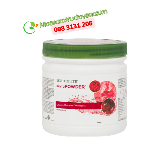 TPBS Nutrilite PhytoPowder - Bột uống tăng cường sức đề kháng vị Cherry (Hộp nhựa)