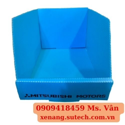 Hộp nhựa đựng linh kiện in logo Mitsubishi