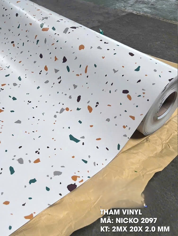 Tấm nhựa trải sàn vynil PVC kháng khuẩn- Loại dày 2 mm PTN-UTRAL