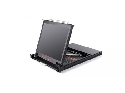 19 LCD KVM Dual Rail 16 port VGA 19″ - DL1916