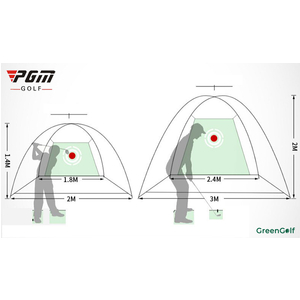 Lồng Tập Golf kích thước 1.3mx2m, Bộ Tập Golf Giá Rẻ Tại Nhà