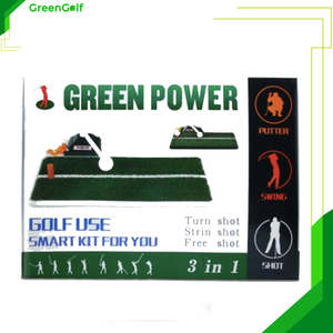 Thảm Tập Swing Golf 3 Trong 1 - Thảm Green Power