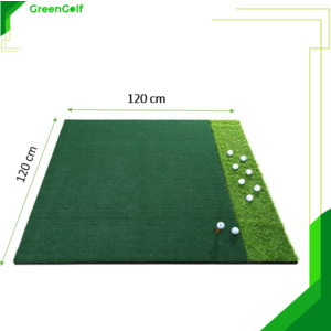 Thảm Tập Swing kích thước 120x120cm, Thảm Hỗ Trợ Tập Kỹ Thuật Swing Golf