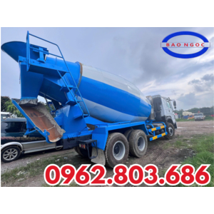 BÁN XE TRỘN BÊ TÔNG HOWO 12 KHỐI – MÁY CƠ