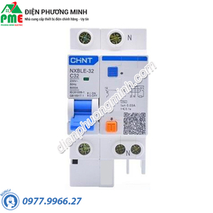 Cầu dao chống rò RCBO Chint NXBLE-32 1P+N C40 30mA 6kA