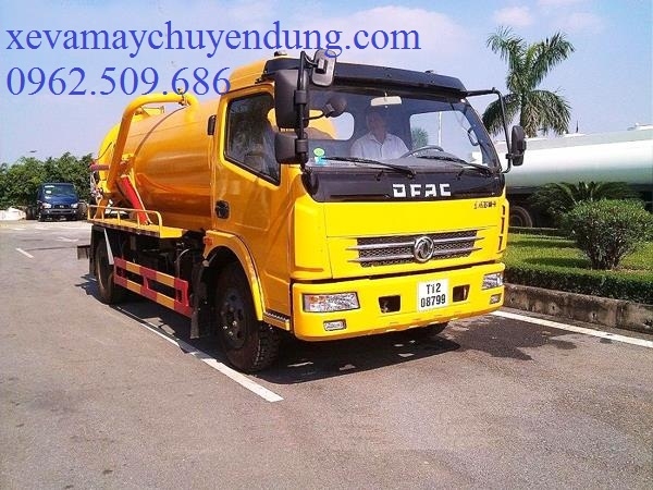 XE HÚT CHẤT THẢI DONGFENG 6m3