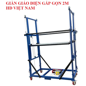 Giàn giáo điện 2m nâng hạ hàng và người