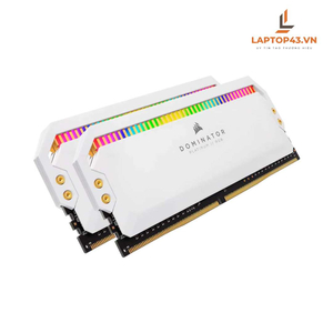 Ram PC Corsair Dominator Platinum White RGB 16GB 3200Mhz DDR4 (2x8GB) CMT16GX4M2C3200C16W