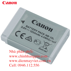 Pin (battery) Canon NB-13L Lithium-Ion (3.6V, 1250mAh - 9839B001) chính hãng original