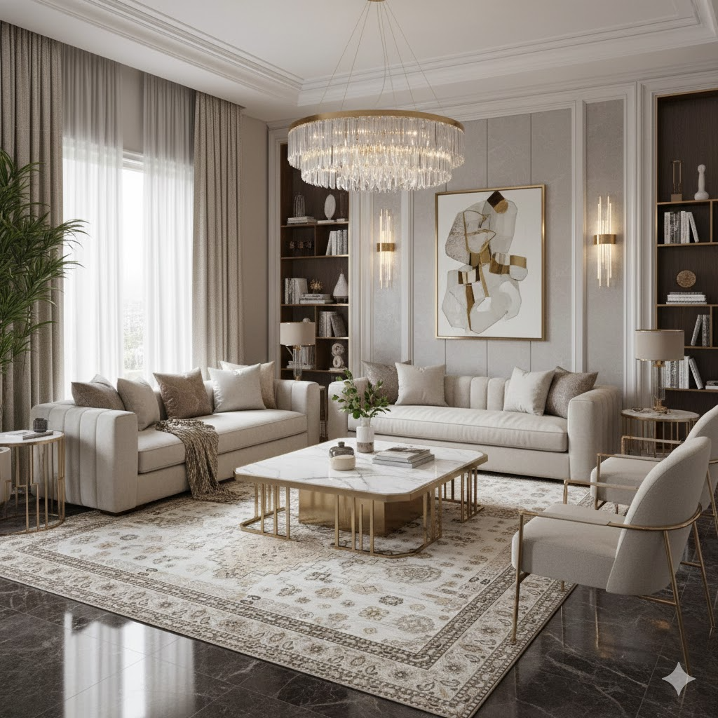 THẢM DỆT CỔ ĐIỂN CAO CẤP- GO-MOUSSE E_2244IV