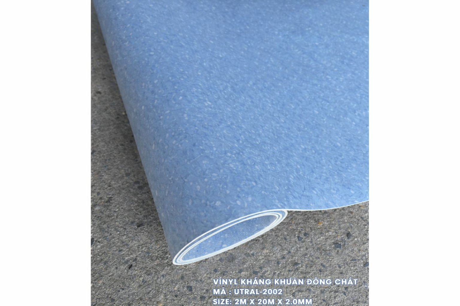 Tấm nhựa trải sàn vynil PVC kháng khuẩn- Loại dày 2 mm PTN-UTRAL