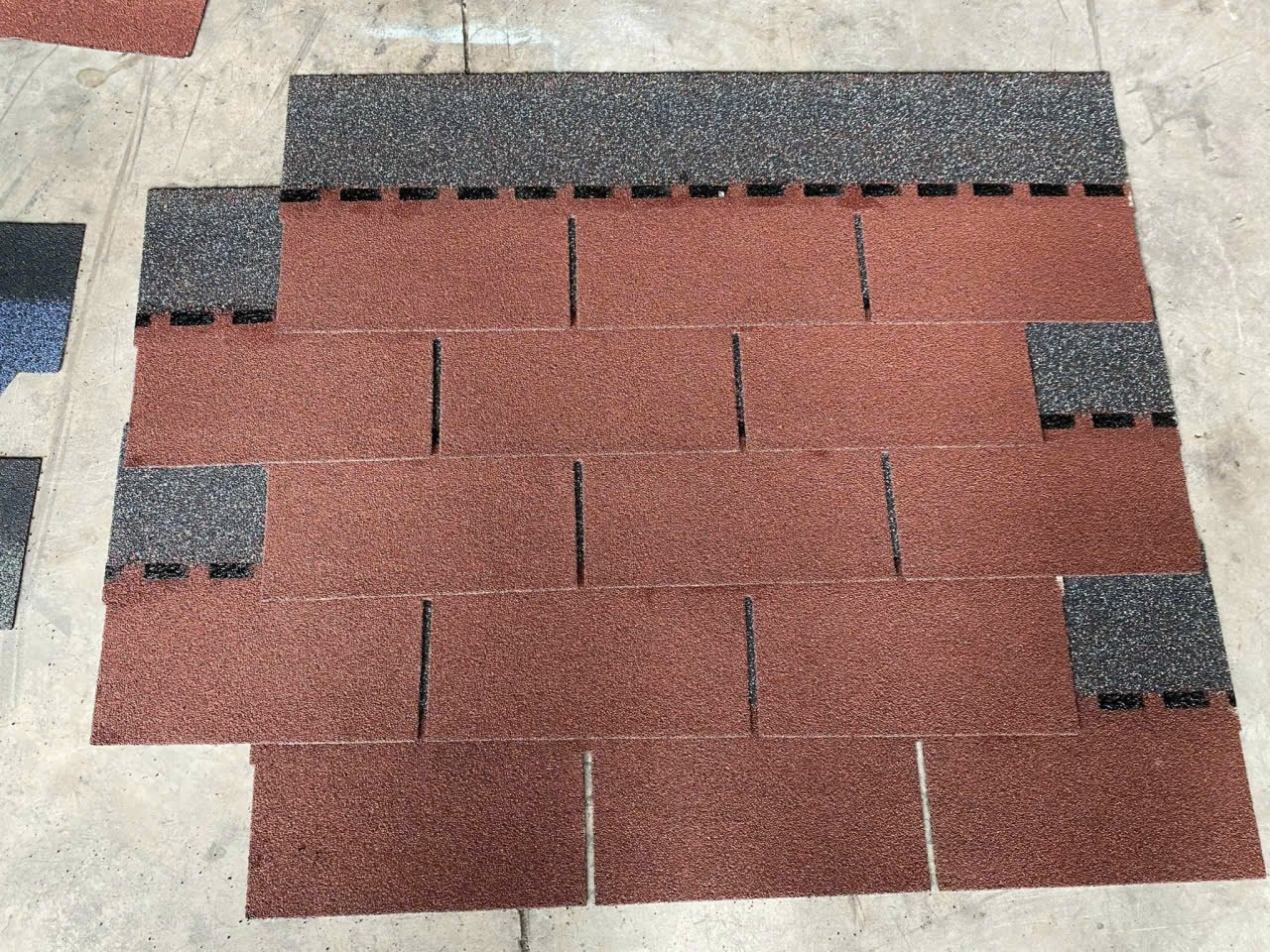 Ngói lợp bitum phủ đá dạng đồng phẳng HP002-BITUM-BÌNH DƯƠNG