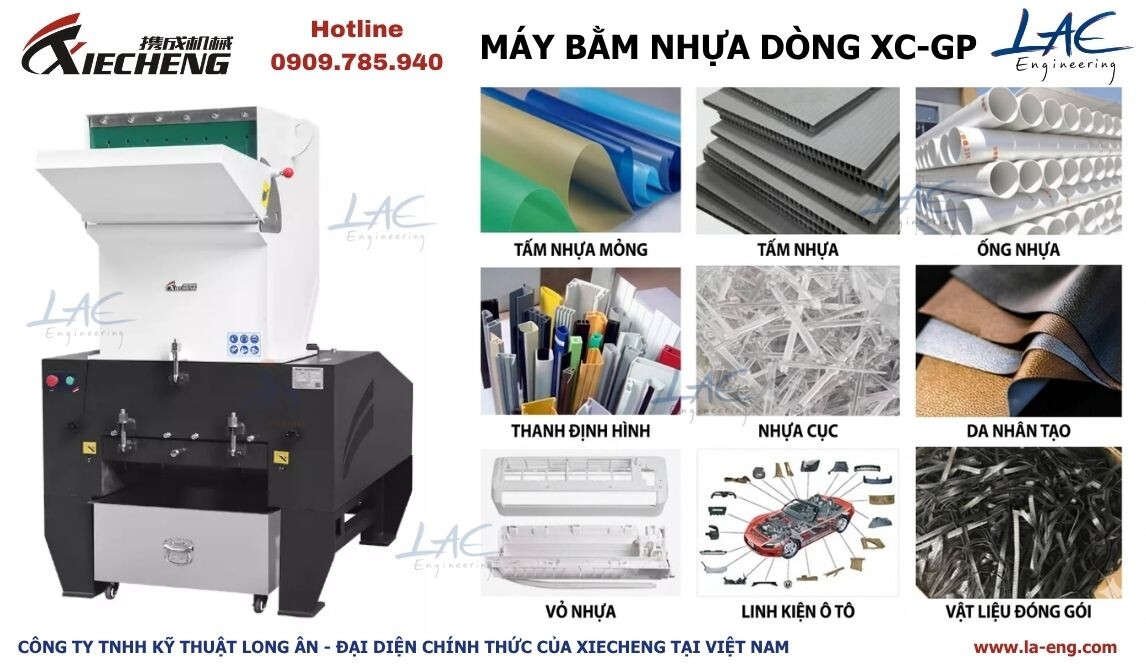 MÁY BĂM XAY NHỰA XIECHENG XC-GP600