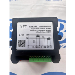 Đồng hồ đo dòng điện 3 pha DAM3-96 (C.T 5/5A....9995/5A)