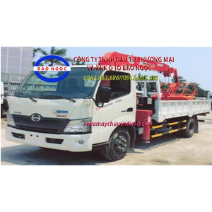XE TẢI HINO XZU720 GẮN CẨU UNIC 3 TẤN 5 ĐỐT URV345 CÓ GIỎ NÂNG