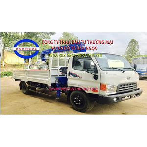 Xe tải hyundai HD800 gắn cẩu TADANO TM-ZE304MH (3 tấn 4 đốt )