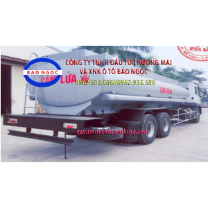 Xe téc chở xăng dầu 18 khối (m3) FUSO