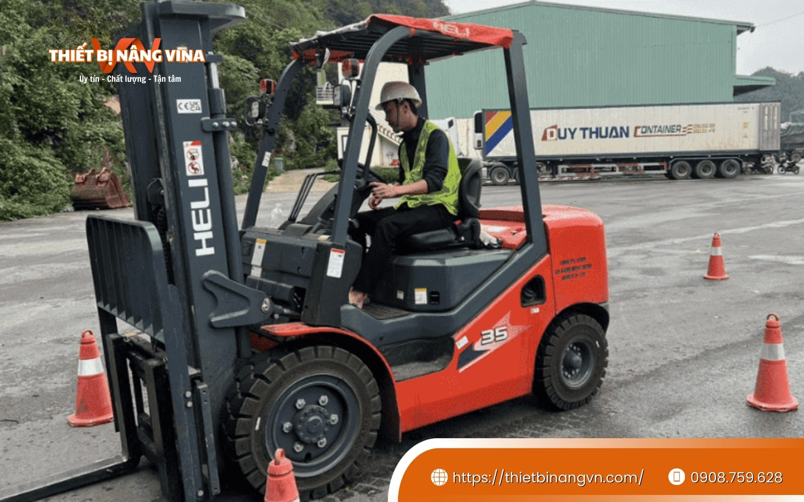 Bằng lái xe nâng cho người lao động