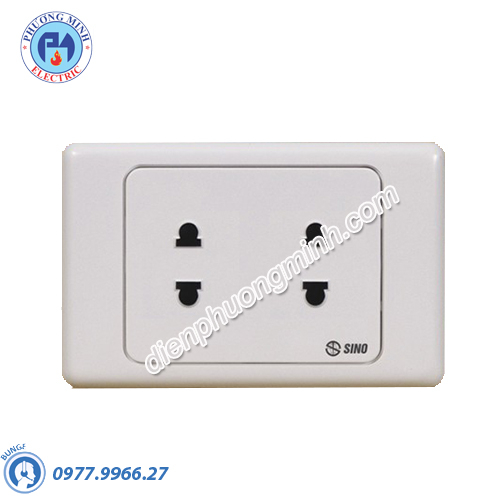 2 Ổ cắm 2 chấu 16A loại mỏng - Model S9MU2
