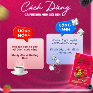 Cà Phê Mâm Xôi Đen