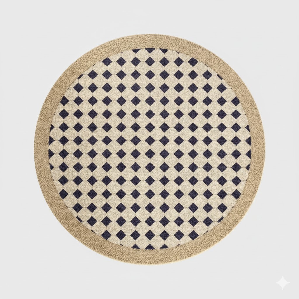 Thảm tròn lông cừu 1.6m x1.6m - CARO