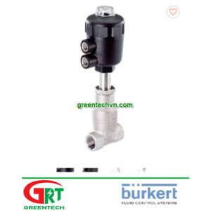 2012 | Burkert | Van cầu điều khiển bằng khí nén - đồng thau - Inox | Burkert VietNam