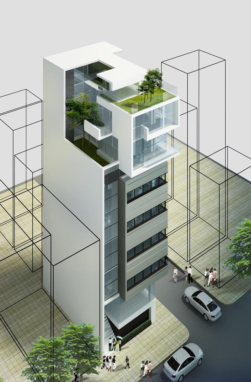 thiết kế thi công nhà phố đẹp