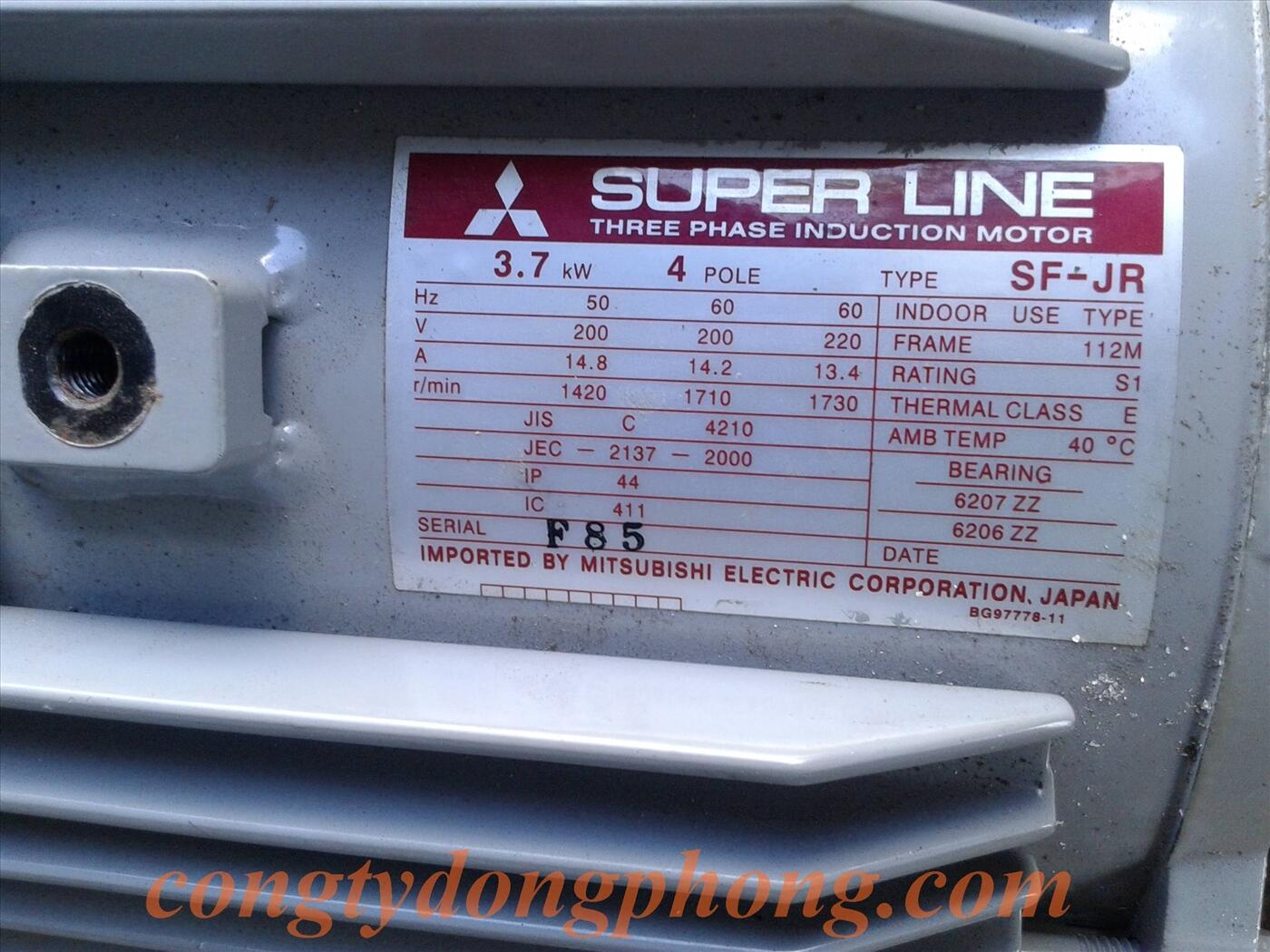 Motor Mitsubishi super line 5hp