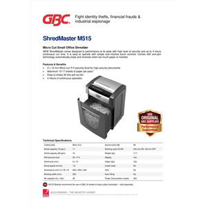 GBC Shredmaster M515 Shredder