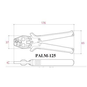 Kìm bấm cos IZUMI PALM-125
