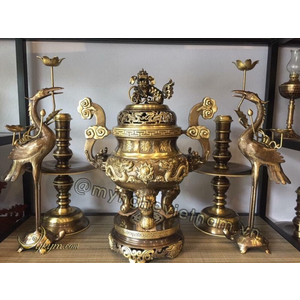 Bộ đỉnh rồng phượng 2 công nghệ 40cm